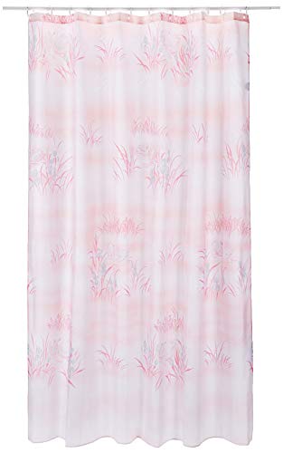 Spirella Vorhang Textil, romantisch, Rosa, 180 x 200 1217525, Weiß, Estandar von Spirella