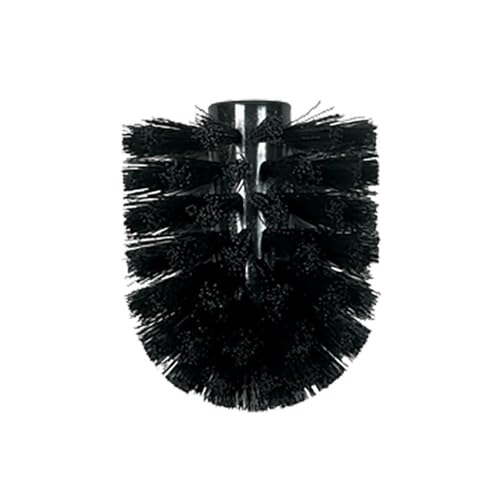 Spirella WC Bürste Ersatz Bürstenkopf (ØxH): 8,3 x 10 cm schwarz passend zu den Serien Darwin, Atlanta, Etna, Lemon, Level, Max Light Porzellan, Mero, Opera, Quadro, Retro, Sun&Moon, Sydney, Malibu von Spirella