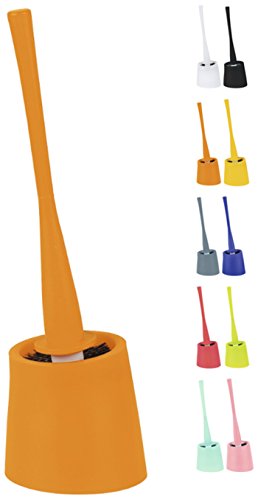 Spirella WC Bürste Klobürste Toilettenbürste hochwertig „Move“ mit hygienischem Behälter ØxH: 12,5 x 40cm - Orange Spirella WC Bürste Klobürste Toilettenbürste hochwertig „Move“ mit hygienischem Behälter ØxH: 12,5 x 40cm - Orange von Spirella