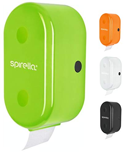 Spirella WC Rollenhalter + Ersatzrollenhalter "Cube" zum kleben oder bohren Grün von Spirella