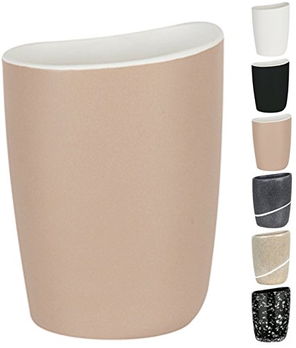 Spirella Zahnputzbecher Zahnbürstenhalter Etna 9x7x12,5 cm Steinoptik - Bahama Beige Spirella Zahnputzbecher Zahnbürstenhalter Etna 9x7x12,5 cm Steinoptik - Bahama Beige von Spirella