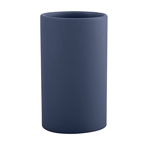 Spirella Zahnputzbecher Zahnbürstenhalter Keramik Tube 7x11,5 cm Blau Matt von Spirella