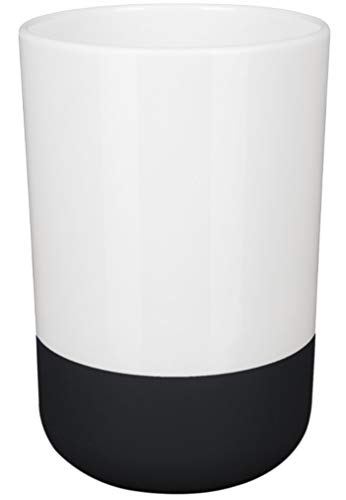 Spirella Zahnputzbecher Zahnbürstenhalter Moji 7,5x11,5 cm Schwarz Spirella Zahnputzbecher Zahnbürstenhalter Moji 7,5x11,5 cm Schwarz von Spirella