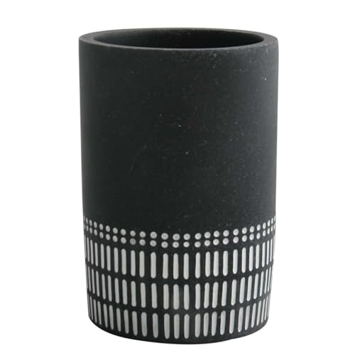 Spirella Vaso para cepillo de dientes Yuma gris y Blanco, Grey von Spirella