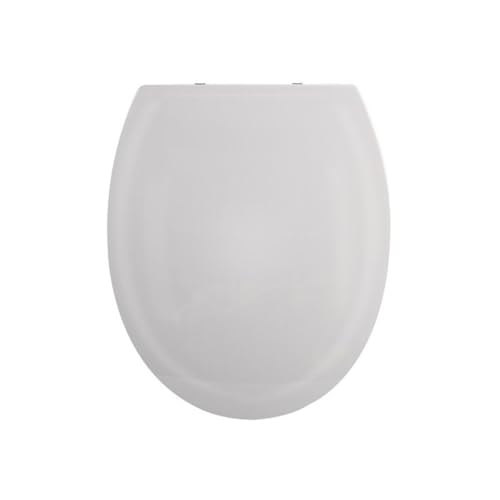 Spirella Toilettendeckel oval Klodeckel mit Quick-Release-Funktion und Softclose Absenkautomatik. Antibakterielle Klobrille aus Thermoplast und rostfreiem Edelstahl abnehmbar - Hellgrau Spirella Toilettendeckel oval Klodeckel mit Quick-Release-Funktion und Softclose Absenkautomatik. Antibakterielle Klobrille aus Thermoplast und rostfreiem Edelstahl abnehmbar - Hellgrau von Spirella