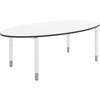 Ovaler Konferenztisch in Weiß 220 cm von Spirinha