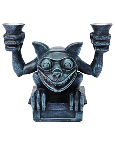 Spirit Halloween Disney The Haunted Mansion Gargoyle Kerzenhalter | Offizielles Lizenzprodukt | Halloween-Dekor | Heimdekoration | Innendekoration von Spirit Halloween