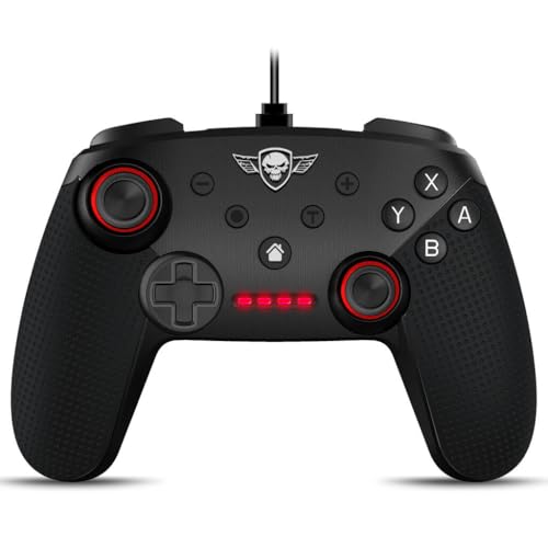 SPIRIT OF GAMER - Gamepad Switch PGP Bluetooth Pro Gaming Schwarz - Wireless - Wiederaufladbar über USB - Grip Control - Dual Vibration Motors - Autonomie 12 Stunden SPIRIT OF GAMER - Gamepad Switch PGP Bluetooth Pro Gaming Schwarz - Wireless - Wiederaufladbar über USB - Grip Control - Dual Vibration Motors - Autonomie 12 Stunden von SPIRIT OF GAMER
