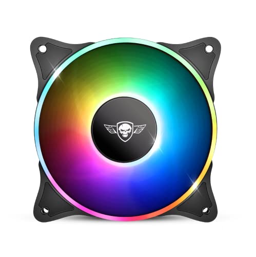 SPIRIT OF GAMER - Watercooling AIRFORCE Series DUAL RGB - Gehäuselüfter 120 mm PC-Hintergrundbeleuchtung Silent - Adressierbare RGB-Beleuchtung - 9 Dynamische Gebogene Blades SPIRIT OF GAMER - Watercooling AIRFORCE Series DUAL RGB - Gehäuselüfter 120 mm PC-Hintergrundbeleuchtung Silent - Adressierbare RGB-Beleuchtung - 9 Dynamische Gebogene Blades von SPIRIT OF GAMER