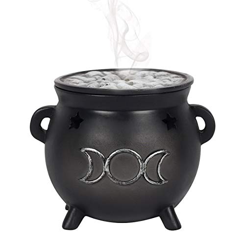 Green Tree Dreifacher Mond Cauldron Weihrauchkegelhalter von Spirit of Equinox