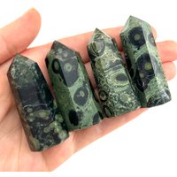 Kambaba Jaspis Spitze | Polierter Grüner Natürlicher Kristallturm | Herzchakra Kambaba Jaspis Spitze | Polierter Grüner Natürlicher Kristallturm | Herzchakra von SpiritNectarGems