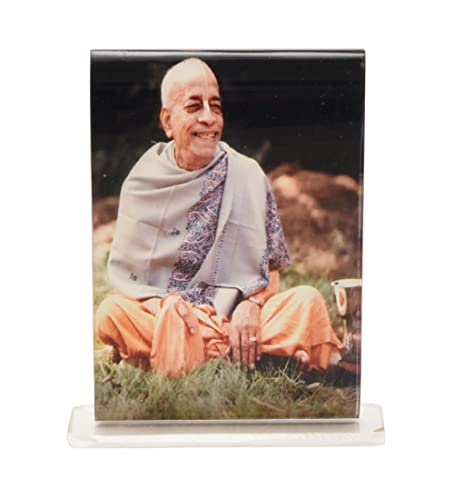 Spirituelle Welt AC Bhaktivedanta Swami Prabhupada Hare Krishna Kleiner Acryl-Fotorahmen Bilddesign #4 von Spiritual World