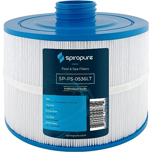 SpiroPure Ersatz für Bullfrog Spa Filter PBF36 Wellspring 10-2870 Pleatco PBF36-M Unicel 8CH-951 Bullfrog 35 Whirlpool-Kartusche (SAE-Langgewinde-Version) von SpiroPure