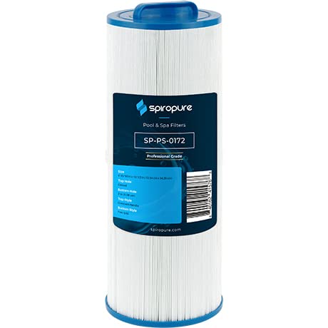 SpiroPure Ersatz für Cal Spa FIL50-5D13H15FCT FIL11100208 Pleatco PWW50L Unicel 4CH-949 Filbur FC-0172 Waterway 817-4050 Baleen AK-90091 Whirlpool Spa Pool Filter Ersatzkartusche von SpiroPure