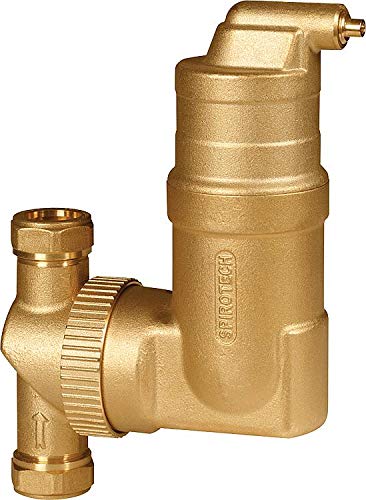 Spirovent Mirkroluftblasenabscheider Vertikal und horizontal, 22 mm Klemmring von Polar