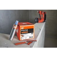 ITW HC6 57mm, Nägel Spit Pulsa, Spezialnägel, inkl. 1 Kartusche Gas, 500 Stk Nägel 57mm (057702) von Spit