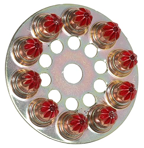 SPIT Hohe Festigkeit 6.3/10 Calibre Disc Box mit 100 Patronen. Rot von Spit