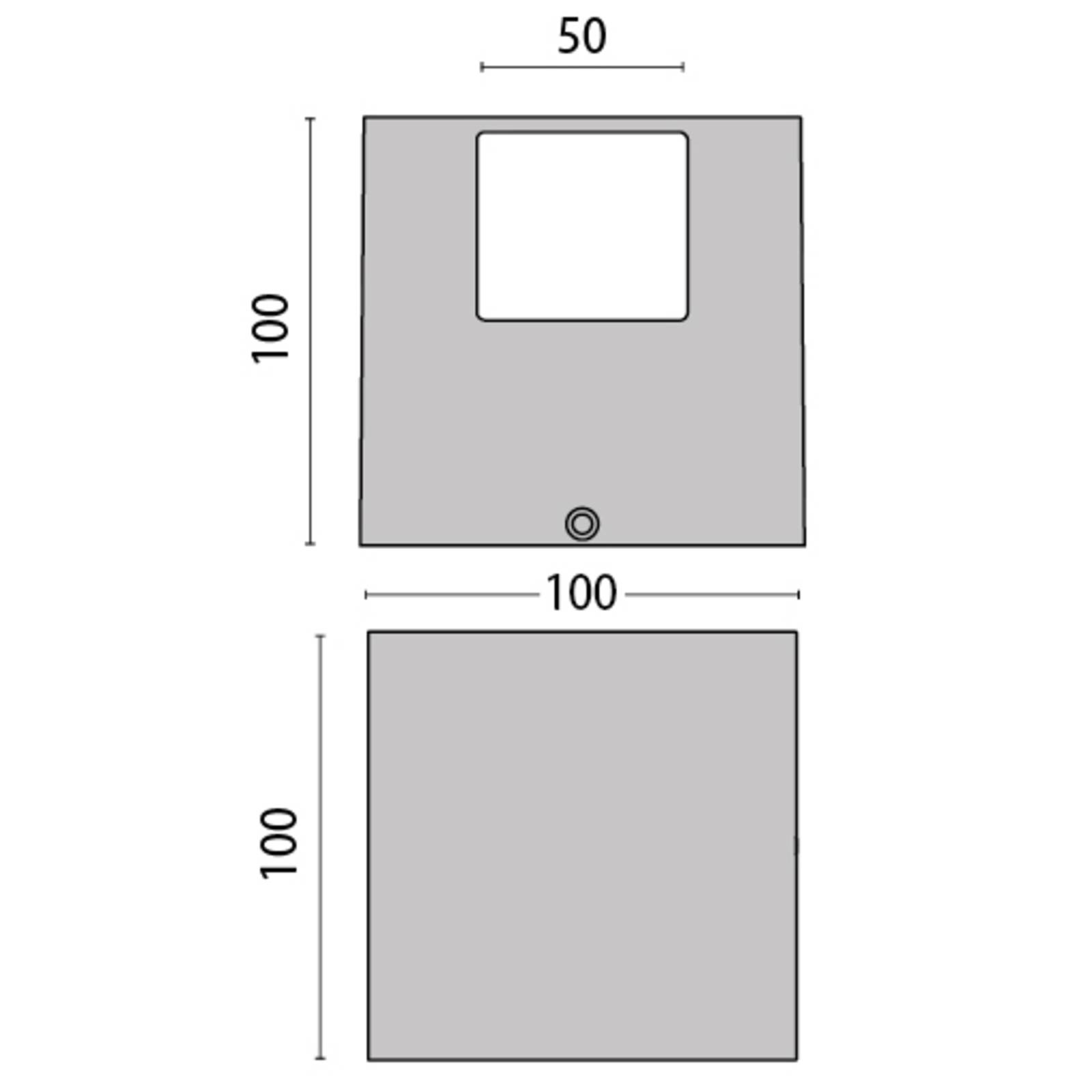 LED-Wandleuchte 303348 in Grau, 4WB 3.000K von Performance in Lighting