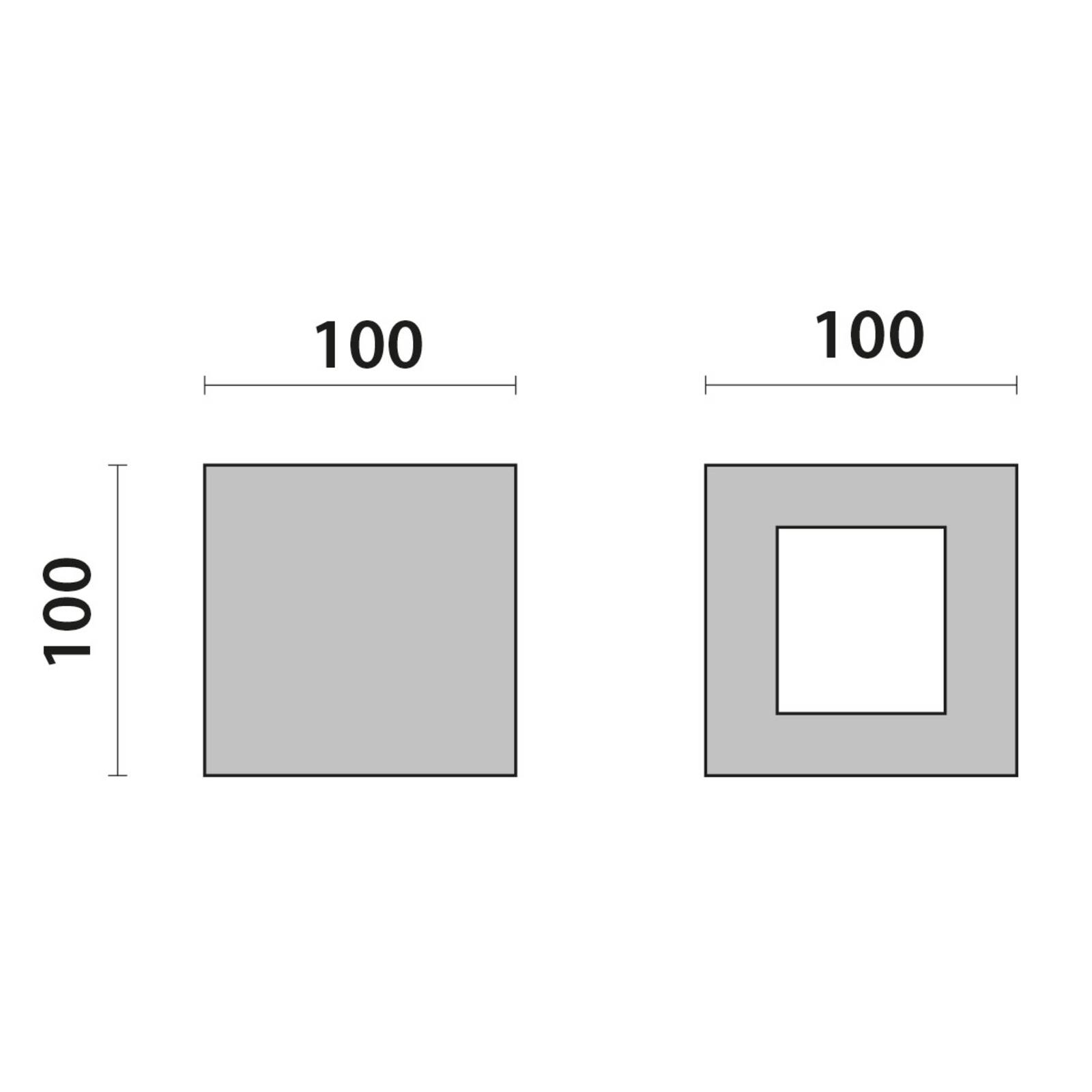 LED-Wandleuchte 303366 in Grau, 1NB+1WB 3.000K von Performance in Lighting