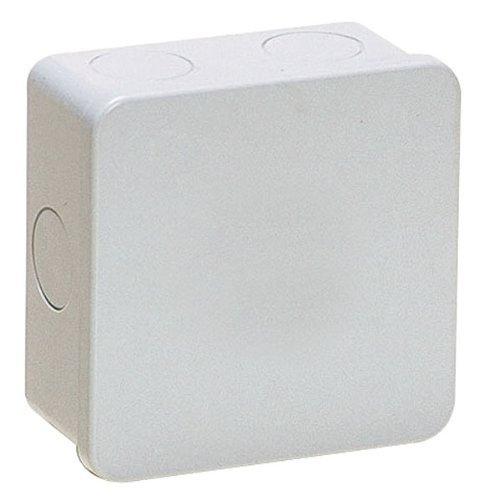 Abzweigdosen Kabelabzweigkasten Installationsgehäuse mit Stufennippeln | IP44 | 80x80x40mm | Verteilerkasten, Abzweigdose, Aufputz Wasserdicht Aussen Abzweigdose Box Verteilerdose Steckdose von Spitzenspannung Elektrotechnik