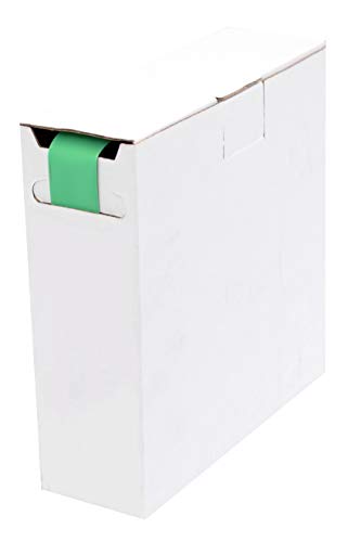 Schrumpfschlauch Isolierschlauch High-Quality 2:1 (D=12,7mm/d=6,4mm) Länge 8 m Grün in praktischer Spender Box von Spitzenspannung Elektrotechnik