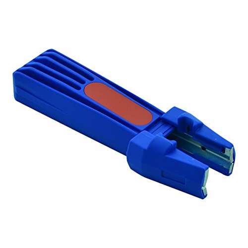Spitzenspannung Elektrotechnik Stripper Entmanteler Kabelmesser Kabel Abisolierungs Abmantelungs Messer Abisolierer Elektriker Profi für Kabel bis 16 mm² Made in Germany von Spitzenspannung Elektrotechnik