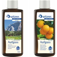 2 Düfte Alpenkräuter und Orange Vorteilspack Saunaaufguss mit je 190 ml - Spitzner von Spitzner