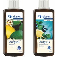 Spitzner - 2 Düfte Citrus und Citrus Mint Vorteilspack Saunaaufguss mit je 190 ml von Spitzner