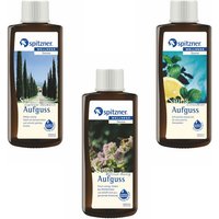 Spitzner - Saunaaufguss 3 Düfte Cypresse Rosmarin Melisse Citrus mit je 190 ml Spitzner - Saunaaufguss 3 Düfte Cypresse Rosmarin Melisse Citrus mit je 190 ml von Spitzner