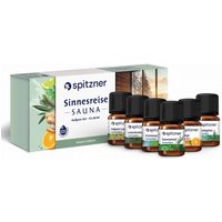 Spitzner - Saunaaufguss-Set Sinnesreise 6x 30ml Aufguss-Set mit Geschenkbox von Spitzner