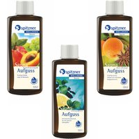 Set Saunaaufguss Früchtetraum Citrus Anis Orange 3 Düfte mit je 190ml - Spitzner von Spitzner