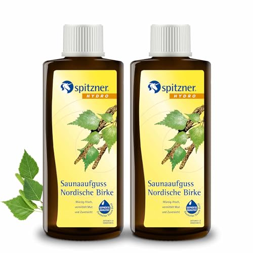 Spitzner Saunaaufguss Vorteilspack - Nordische Birke (2 x 190ml) von spitzner