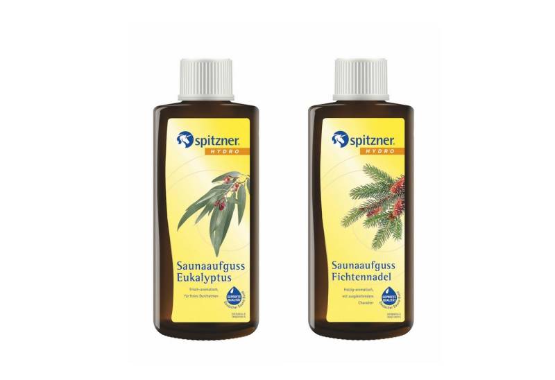 Spitzner Aufgusskonzentrat Spitzner 2 Düfte Eukalyptus und Fichtennadel Saunaaufguss mit je von Spitzner