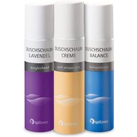 Spitzner Duschschaum Set Relax 3x 150 ml Duschschäume sanft hautverträglich und 100% vegan 3er Set von Spitzner