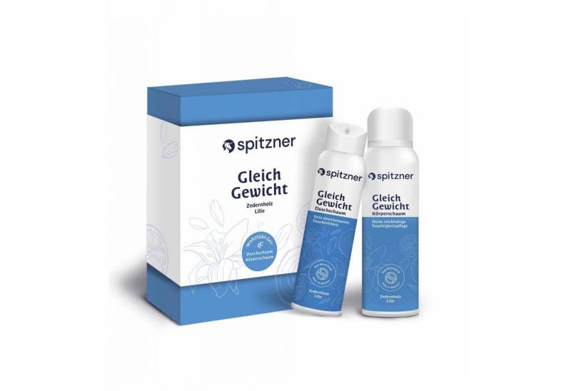 Spitzner Sauna-Aufgussset Spitzner Geschenkset GleichGewicht mit Duschschaum Körperschaum und von Spitzner