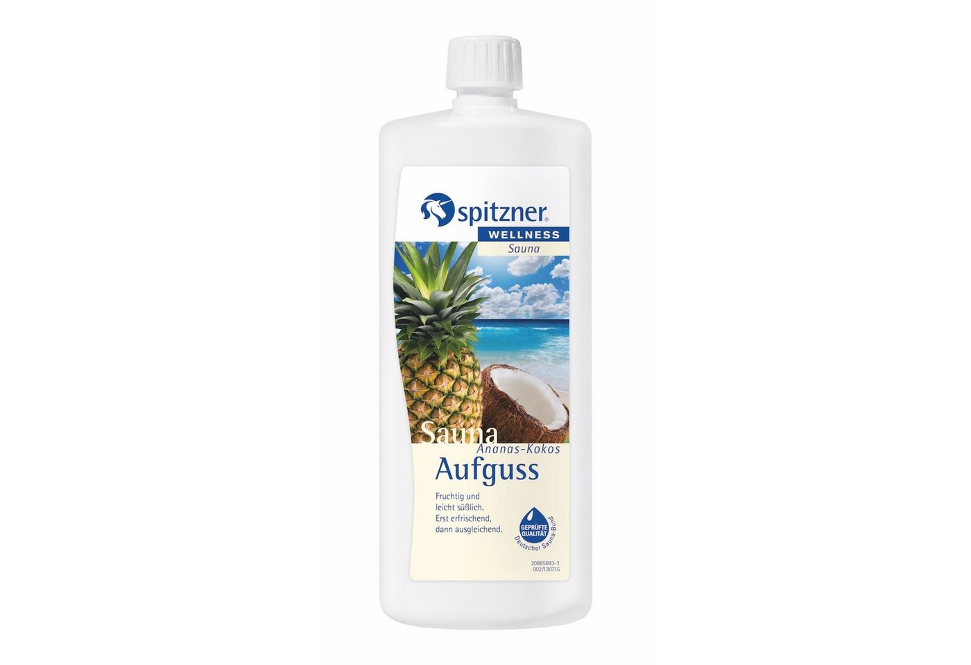 Spitzner Aufgusskonzentrat Spitzner Saunaaufguss Ananas-Kokos 1 Liter 8850067 von Spitzner