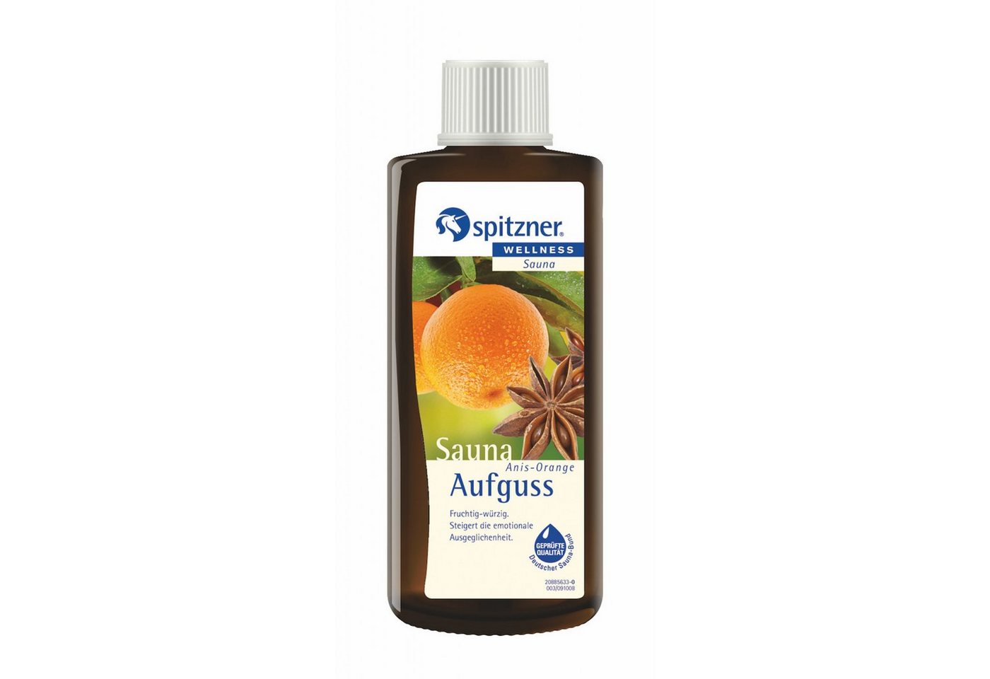 Spitzner Aufgusskonzentrat Spitzner Saunaaufguss Anis Orange 190 ml 8850056 von Spitzner