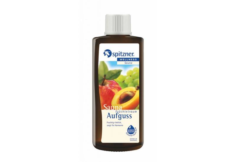 Spitzner Aufgusskonzentrat Spitzner Saunaaufguss Früchtetraum 190 ml fruchtig-lieblich Sauna von Spitzner