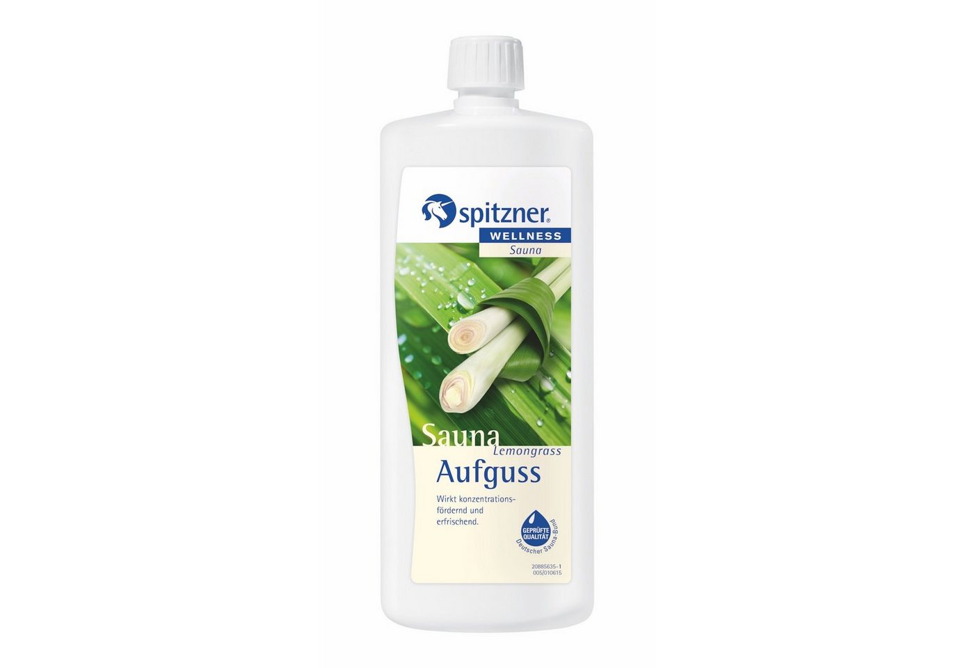 Spitzner Aufgusskonzentrat Spitzner Saunaaufguss Lemongrass 1 Liter (1000 ml) Konzentrat 8850079 von Spitzner