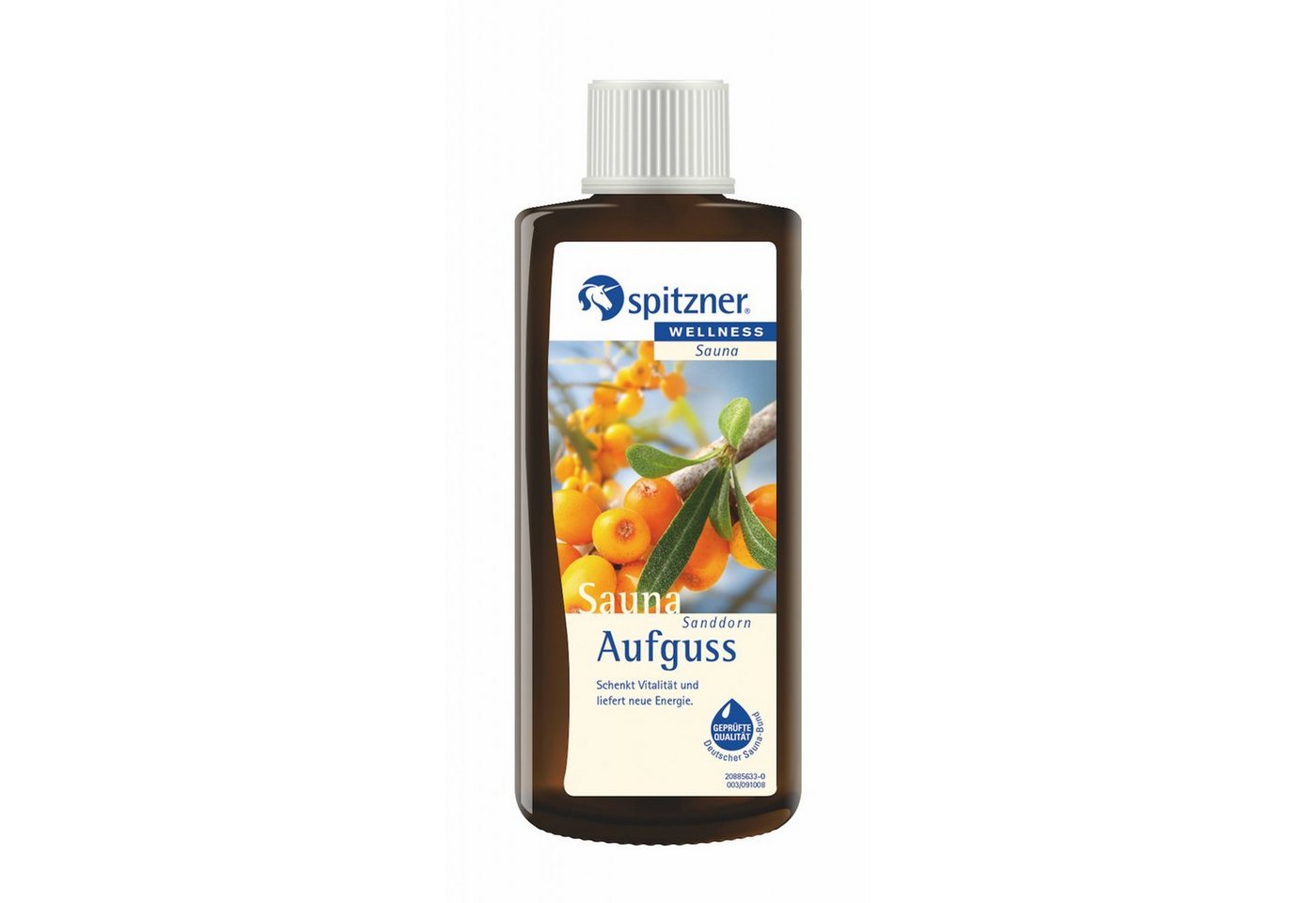 Spitzner Aufgusskonzentrat Spitzner Saunaaufguss Sanddorn 190 ml Wellness Konzentrat 8850082 von Spitzner