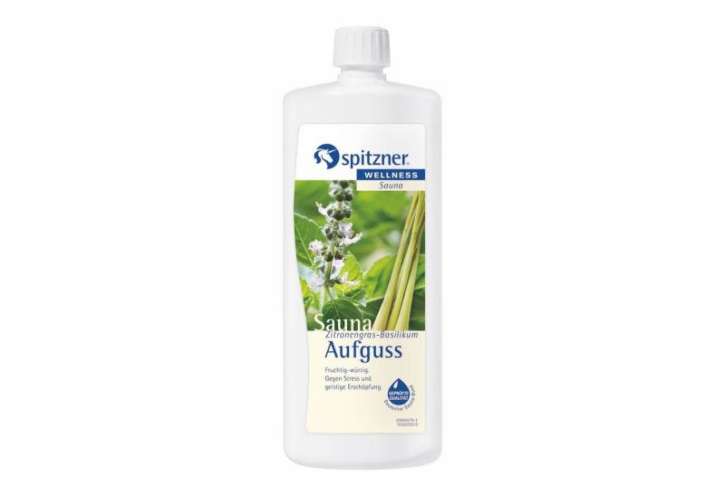 Spitzner Aufgusskonzentrat Spitzner Saunaaufguss Zitronengras Basilikum 1 Liter 8850061 von Spitzner