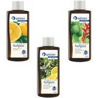 Spitzner - Vorteilspack Saunaaufguss 3 Düfte Grapefruit Wacholder Ingwer je 190ml von Spitzner