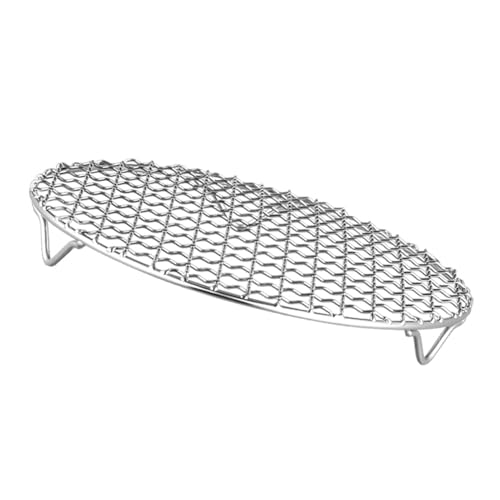 Spizummp Edelstahl-Grillrost, Grillersatz, tragbares, robustes Netz für Zuhause, Outdoor, Grillen, Camping, Lagerfeuer, Feuerstelle Spizummp Edelstahl-Grillrost, Grillersatz, tragbares, robustes Netz für Zuhause, Outdoor, Grillen, Camping, Lagerfeuer, Feuerstelle von Spizummp