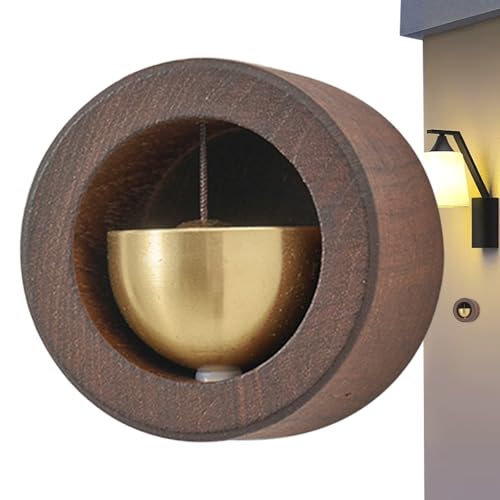 Spizummp Magnetische Türklingel aus Holz, für Schlafzimmer, ohne Bohren, rustikale Dekoration, Türklingel für Zuhause, Geschäft, Studios und Zimmer Spizummp Magnetische Türklingel aus Holz, für Schlafzimmer, ohne Bohren, rustikale Dekoration, Türklingel für Zuhause, Geschäft, Studios und Zimmer von Spizummp
