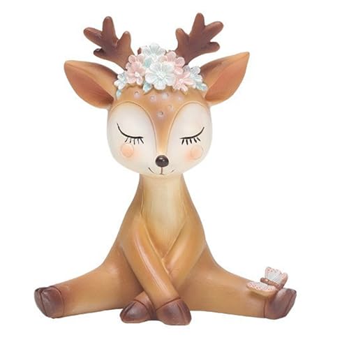 Spldsun EIN Stück Deer Figure Decoration,Resin Animal Figure,Deer Toy,Geeignet Für die Desktop-Dekoration im Home-Office Spldsun EIN Stück Deer Figure Decoration,Resin Animal Figure,Deer Toy,Geeignet Für die Desktop-Dekoration im Home-Office von Spldsun