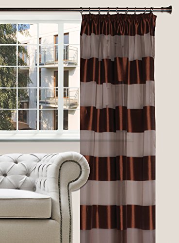 Splendid Curtain, Stoff, Braun von Splendid