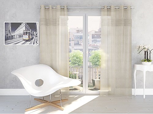 Splendid Curtain, Stoff, Beige, 140 x 245 cm von Splendid