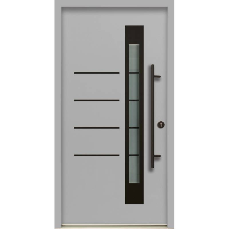 Splendoor Thermospace Haustür Berlin Prime 100x210 cm Grau-Schwarz R Splendoor Thermospace Haustür Berlin Prime 100x210 cm Grau-Schwarz R von Splendoor Thermospace