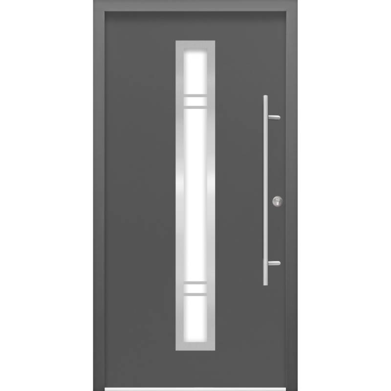 Haustür ThermoSpace Prime Palermo 110 cm x 210 cm Anthrazit Anschlag R von Splendoor Thermospace