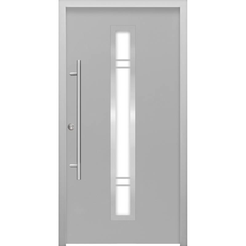 Haustür ThermoSpace Prime Palermo 110 cm x 210 cm Grau Anschlag L Haustür ThermoSpace Prime Palermo 110 cm x 210 cm Grau Anschlag L von Splendoor Thermospace